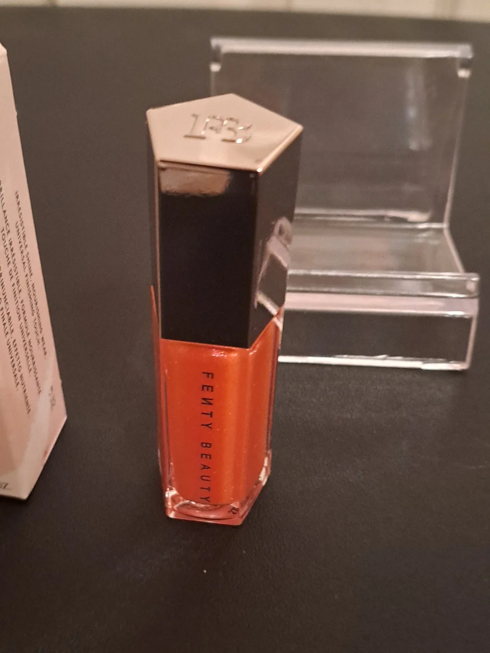 Fenty Beauty Mango Margz Lip Gloss - Peach Coral Shade NIB